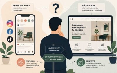 ¿Página web o redes sociales? ¿Qué necesita realmente un negocio?